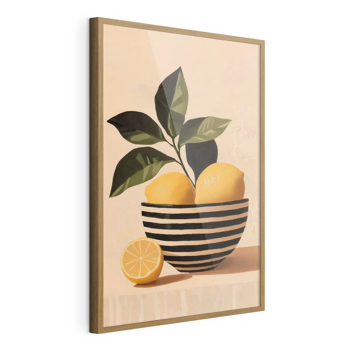 Plakatas Citrinos dryžuotoje dubenyje f51046