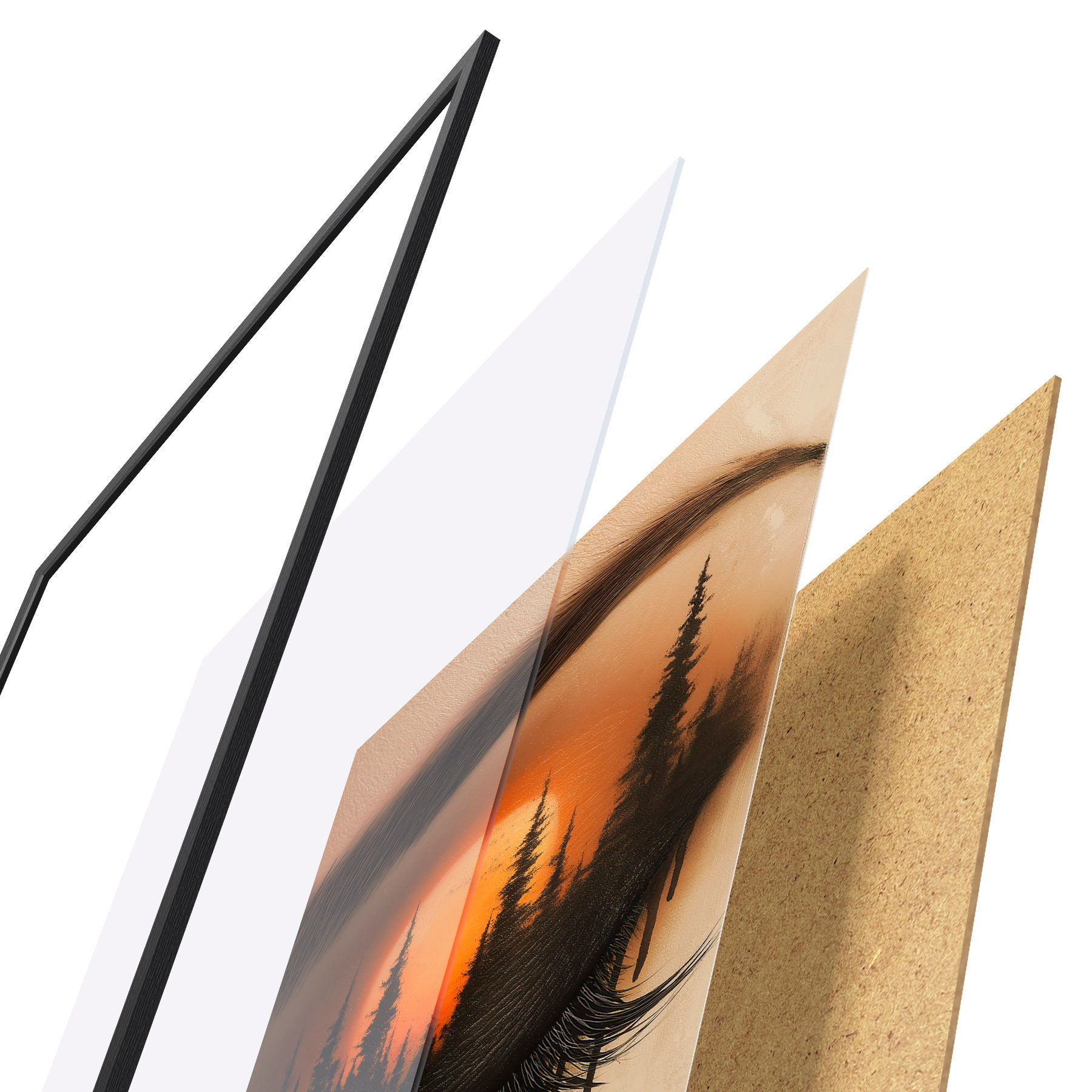 Plakatas Saulėlydis jos akyse f51048