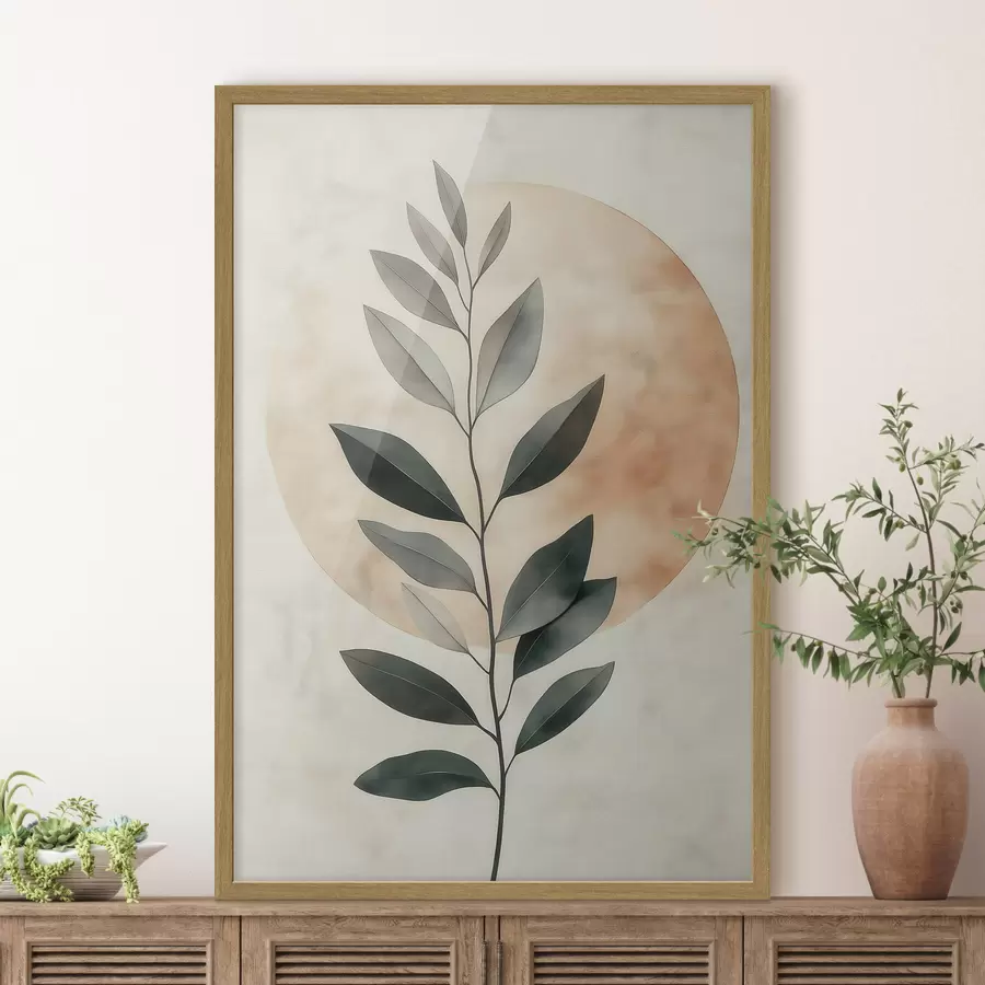 Fototapetai Šaka su lapais f51060