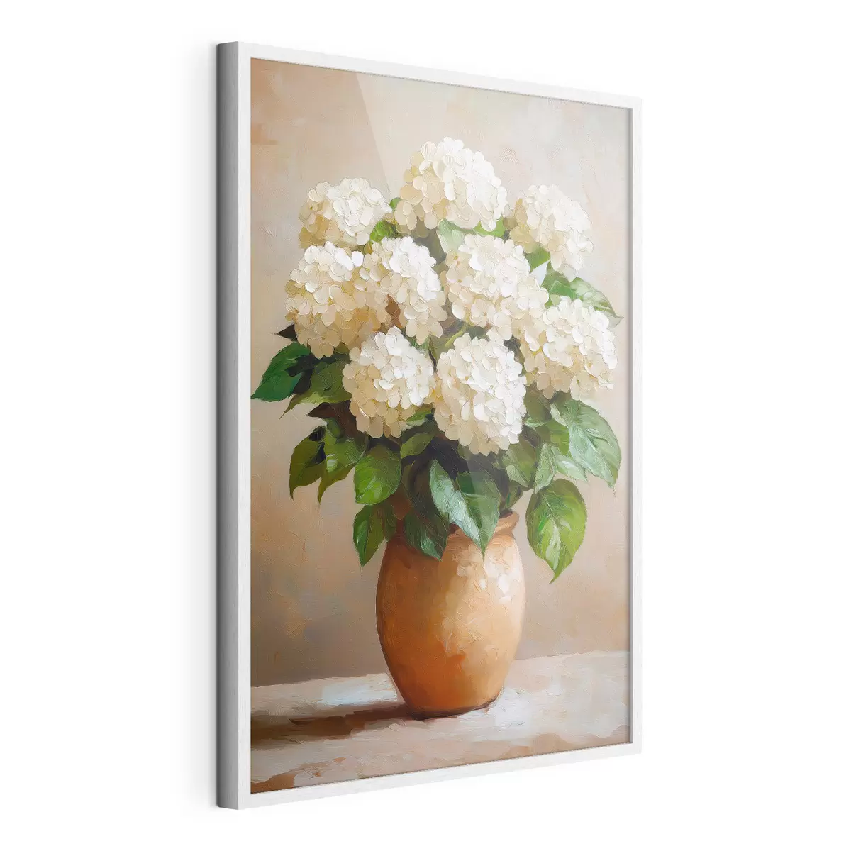 Plakatas Baltos hortenzijos f51062
