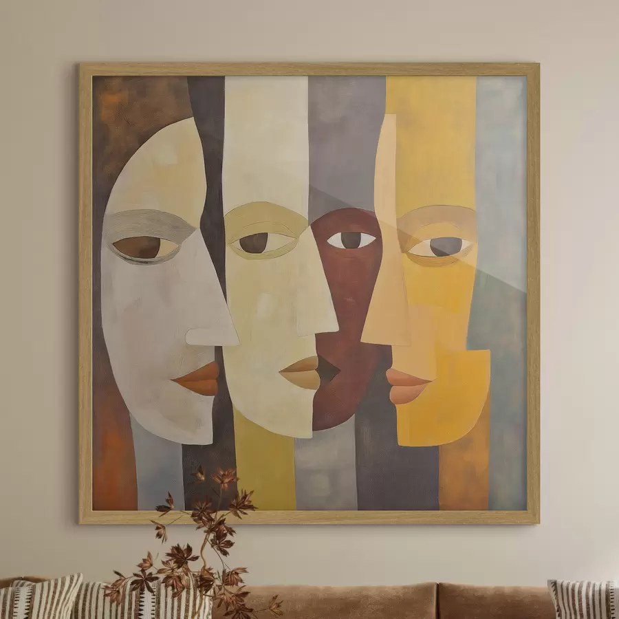 Fototapetai Abstrakčios veidai f51068