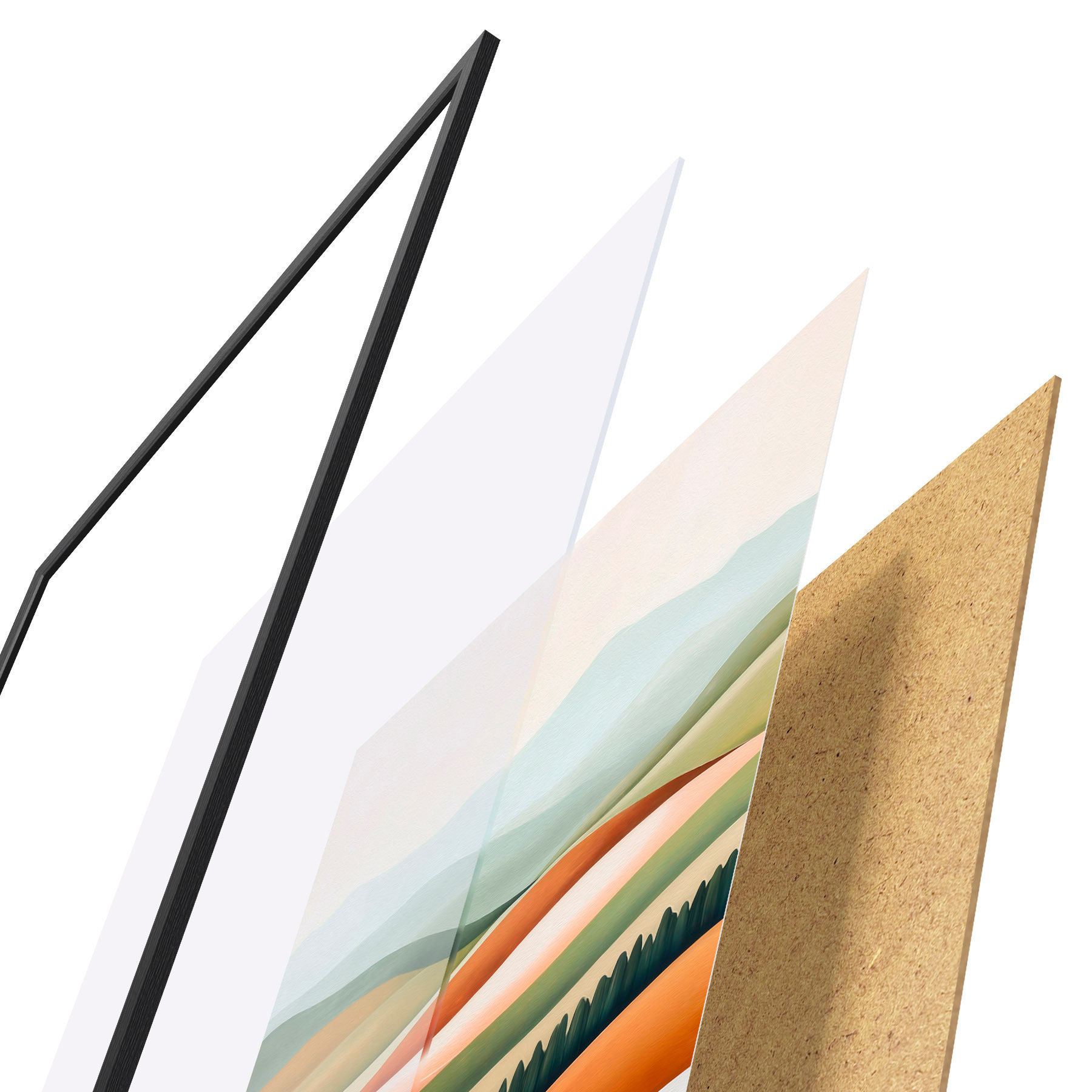 Plakatas „Spalvingi kalnai“ – santrauka d31081