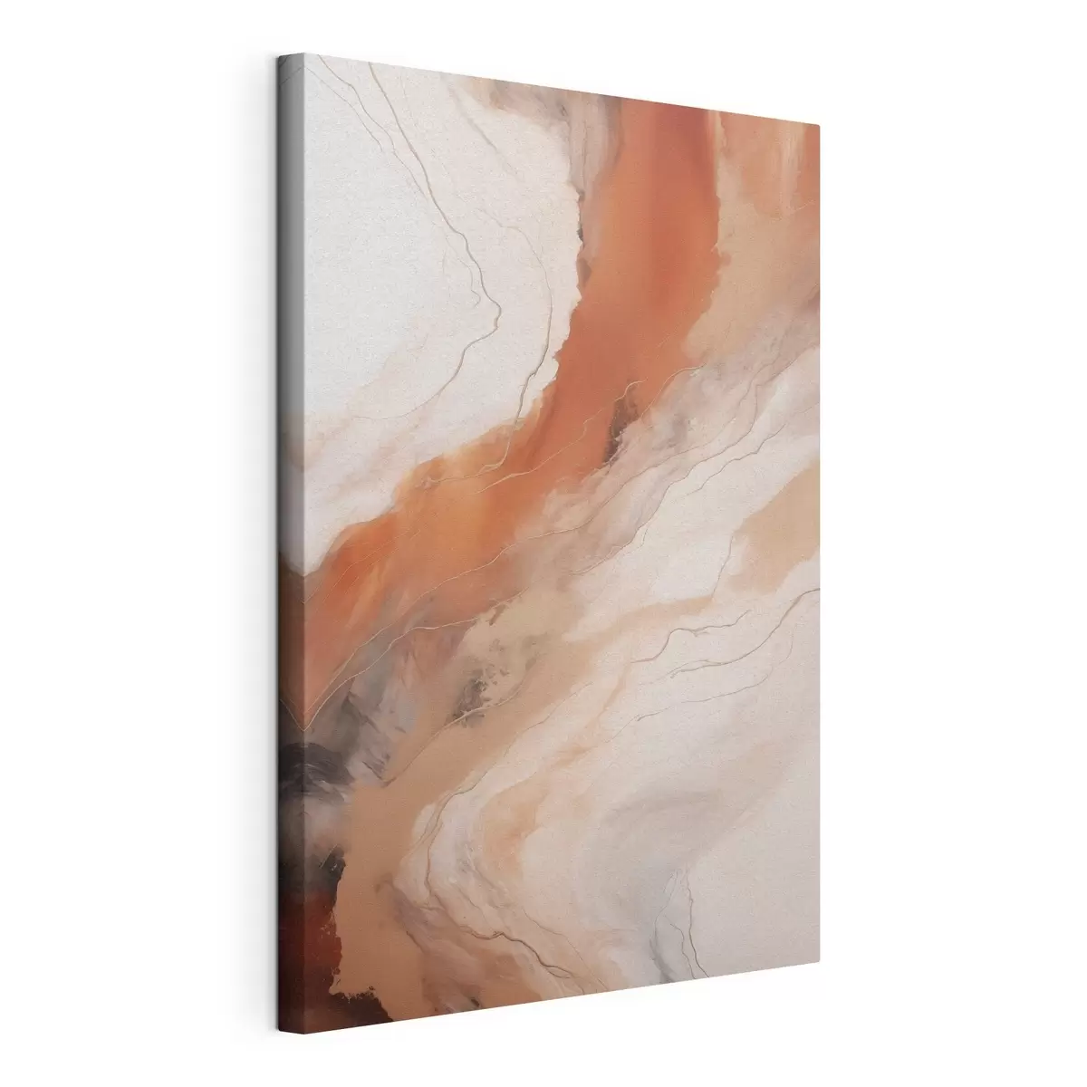 Paveikslėlis Šiltos terakotos spalvos „Fluid Art“ bangos s51085