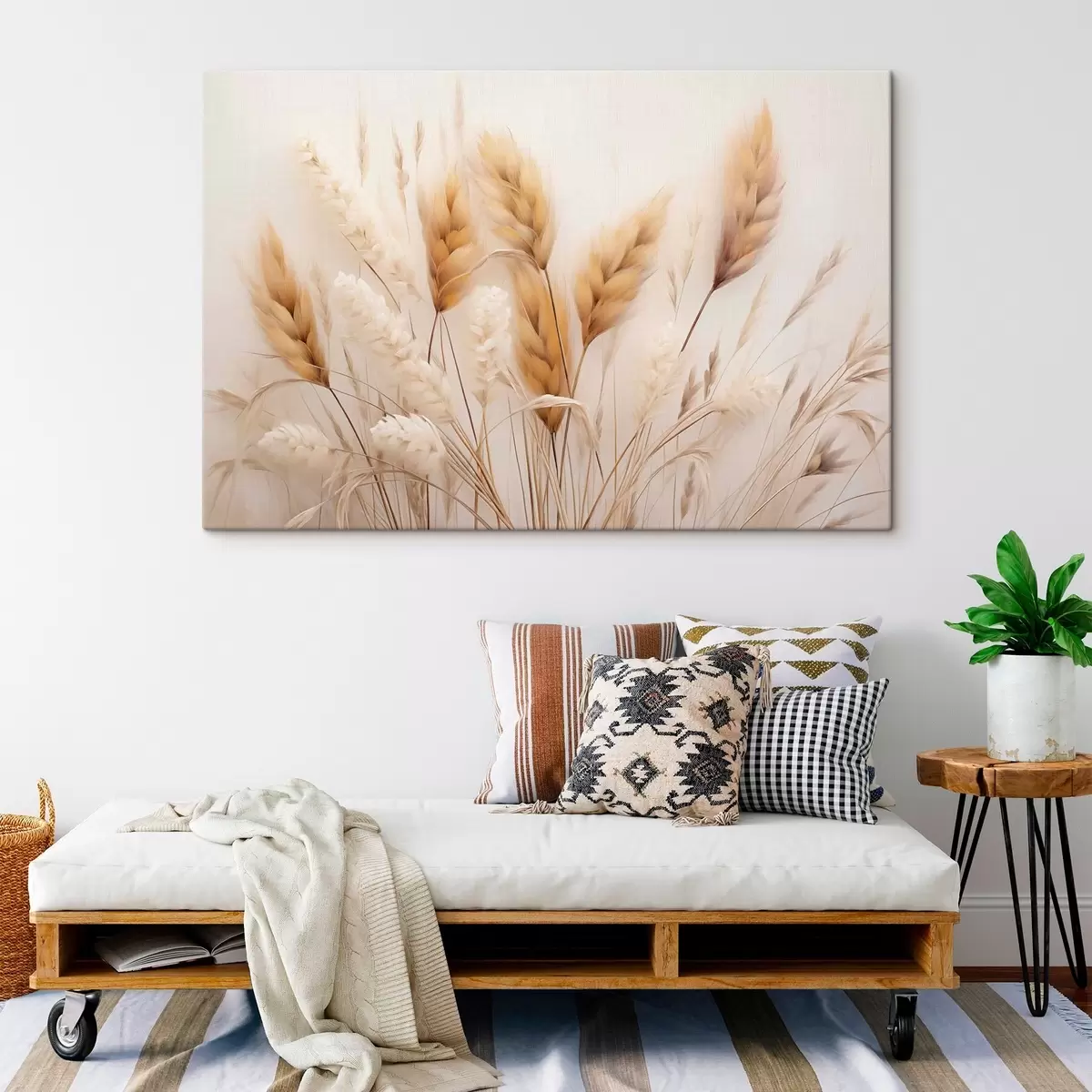 Paveikslėlis Pūkuota pampų žolė „Eco Style“ stiliumi s51093