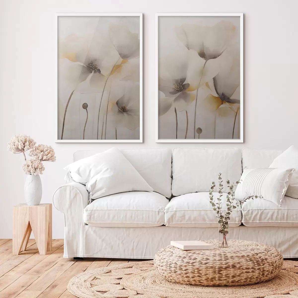 Plakatas Lengvi aguonai pastelinėmis spalvomis d31090