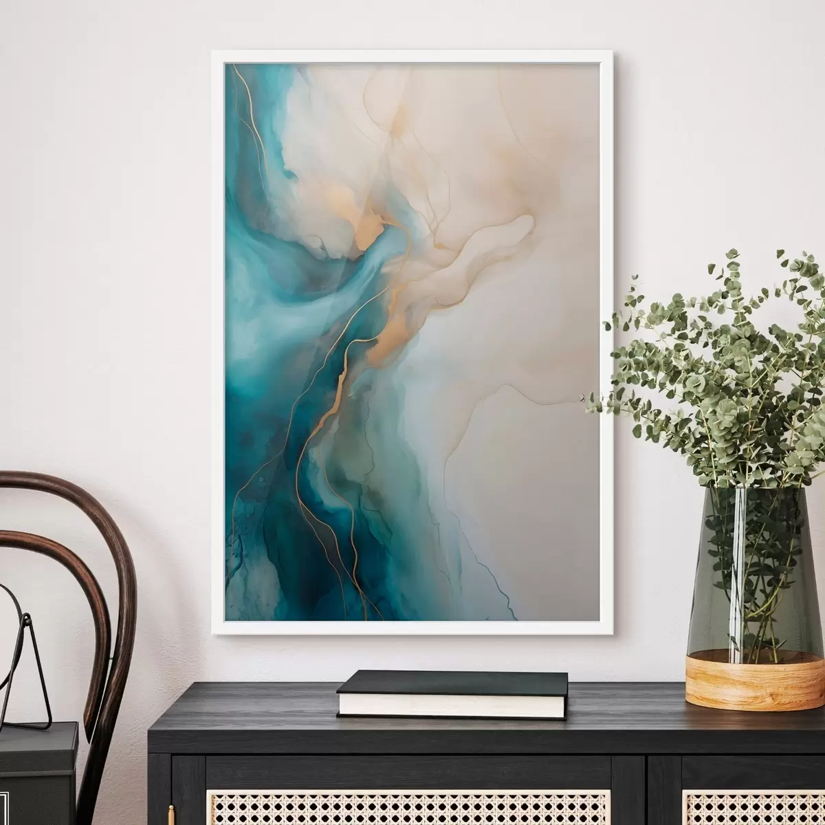 Plakatas „Azure“ ir „Sand Marble“ bangos f51082
