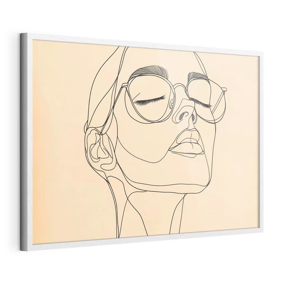 Plakatas Moters linijinis portretas f51145