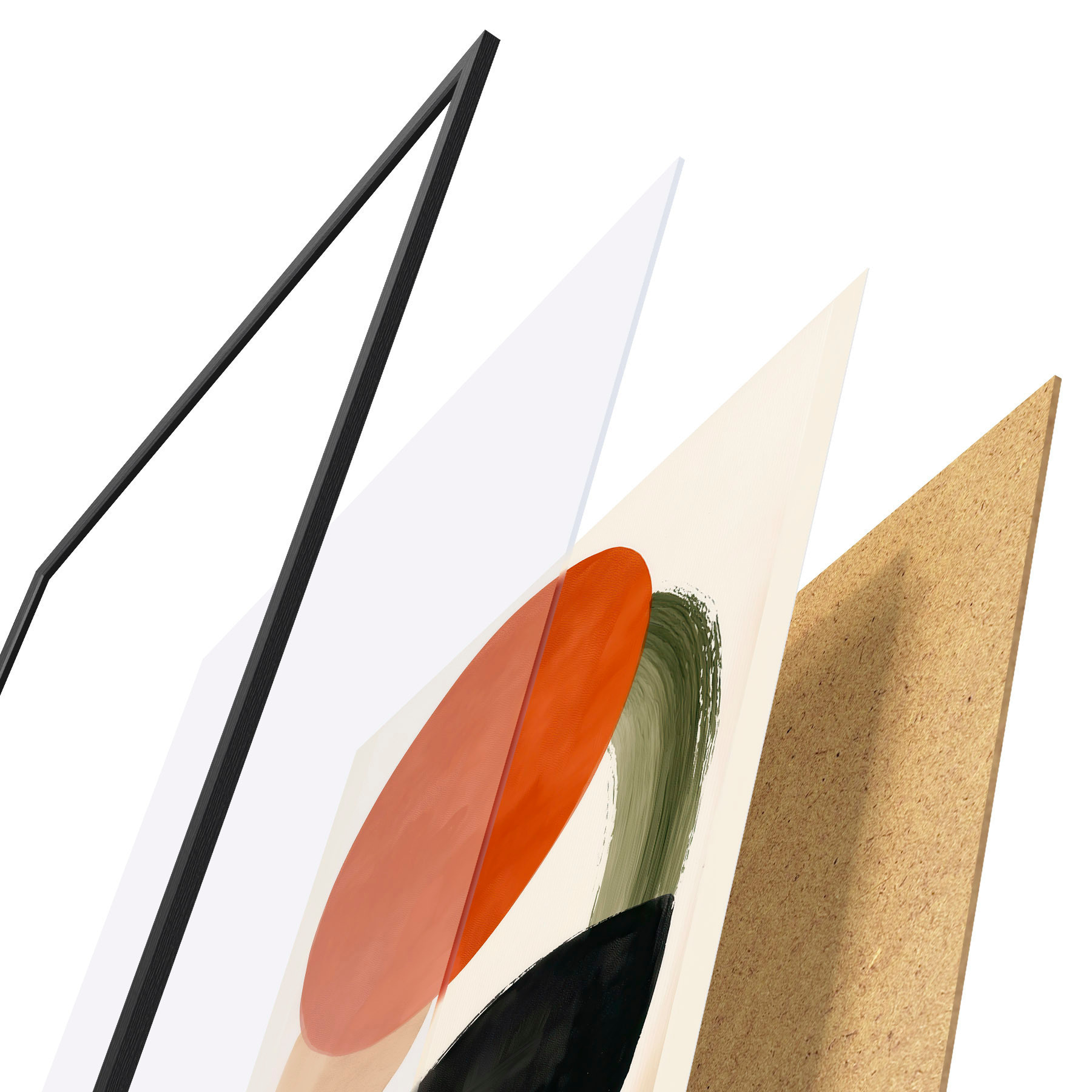 Plakatas Geometrinė abstrakcija f51147