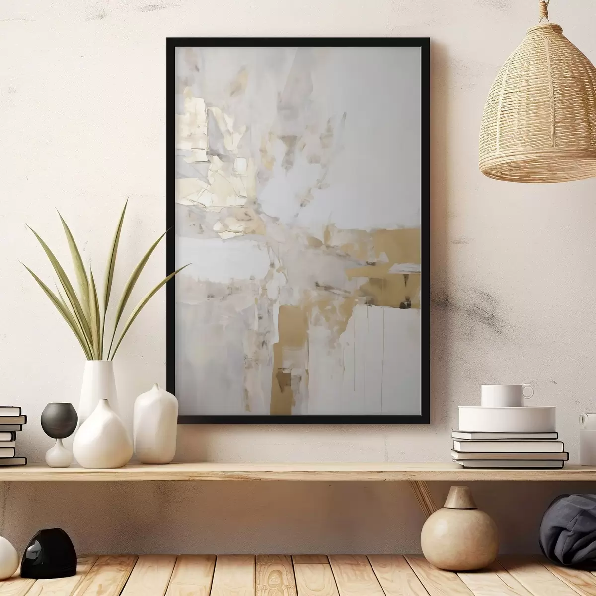Plakatas Minimalistinė abstrakcija, paveikslo imitacija f51163