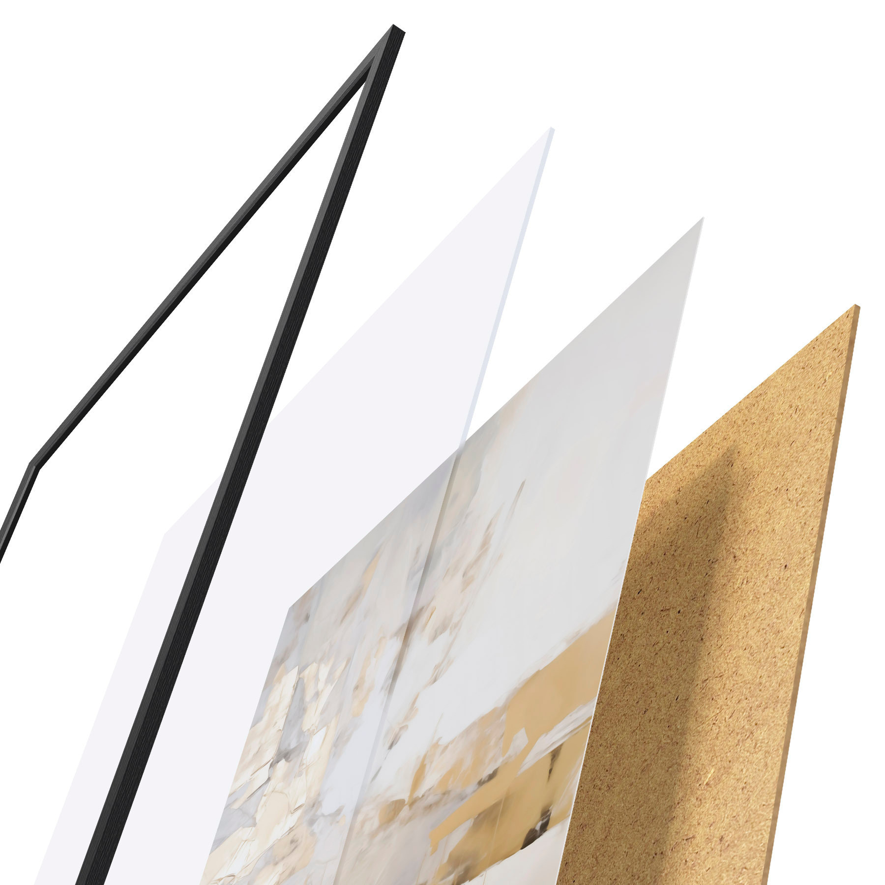 Plakatas Minimalistinė abstrakcija, paveikslo imitacija f51163
