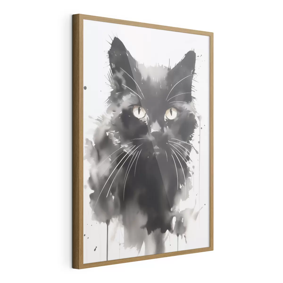 Plakatas Katės portretas, tapybos imitacija f51169