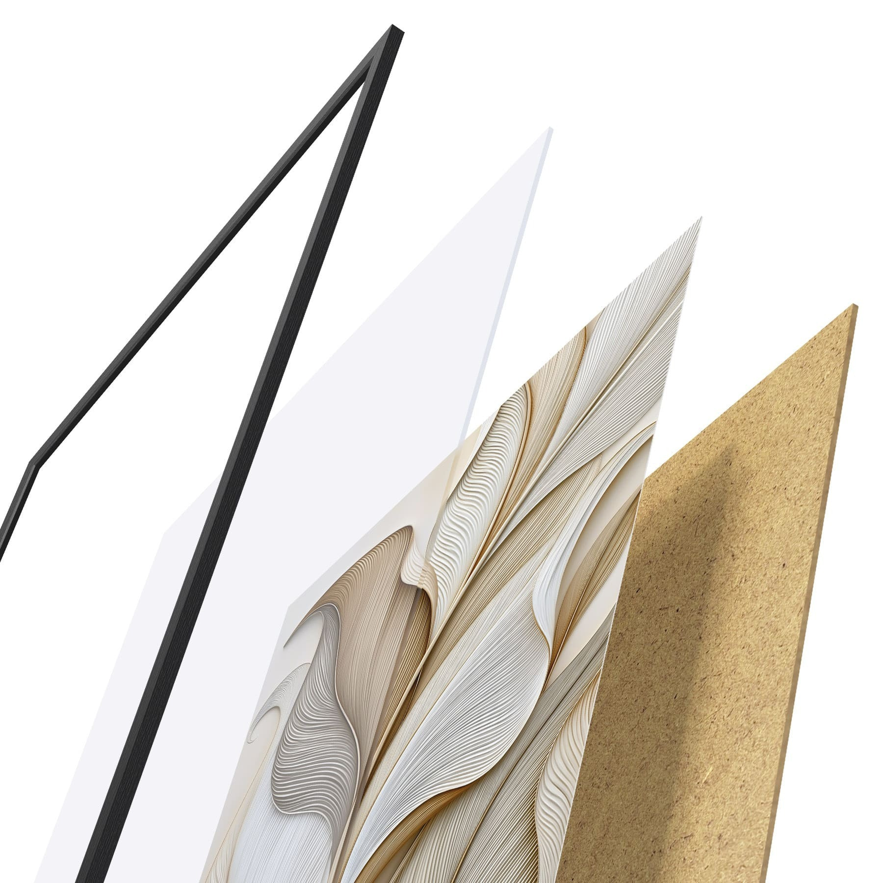 Plakatas Abstraktūs lapai d31038