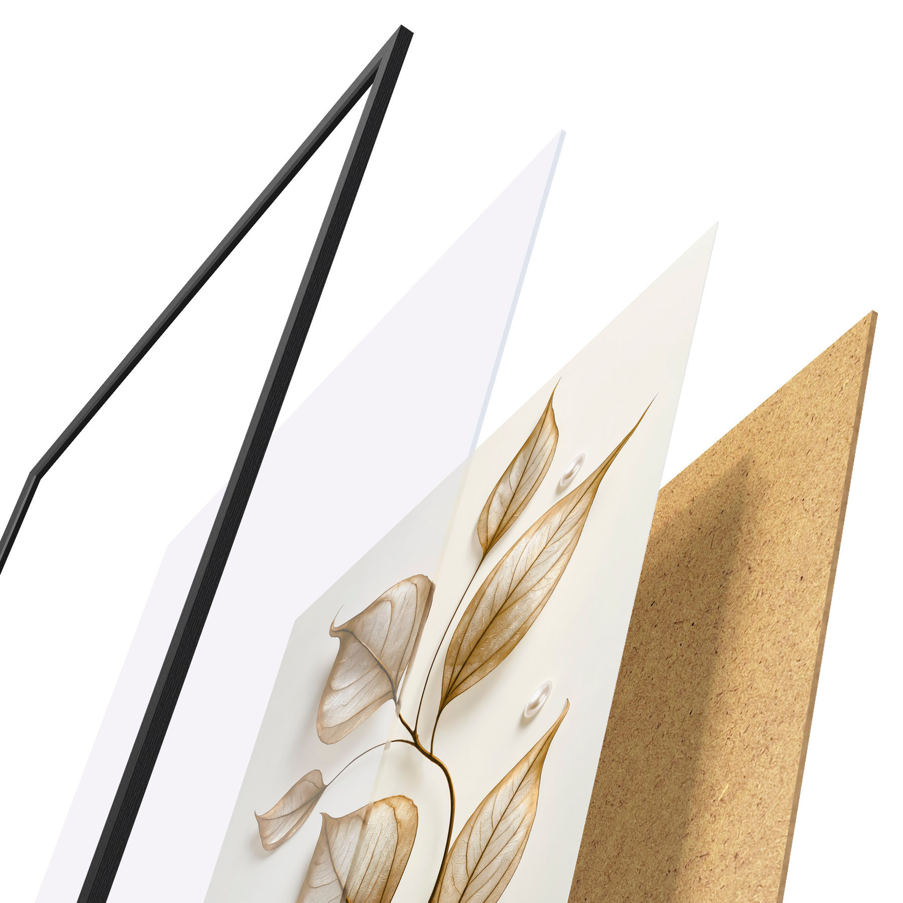 Plakatas Elegantiška botaninė šakelė f50866