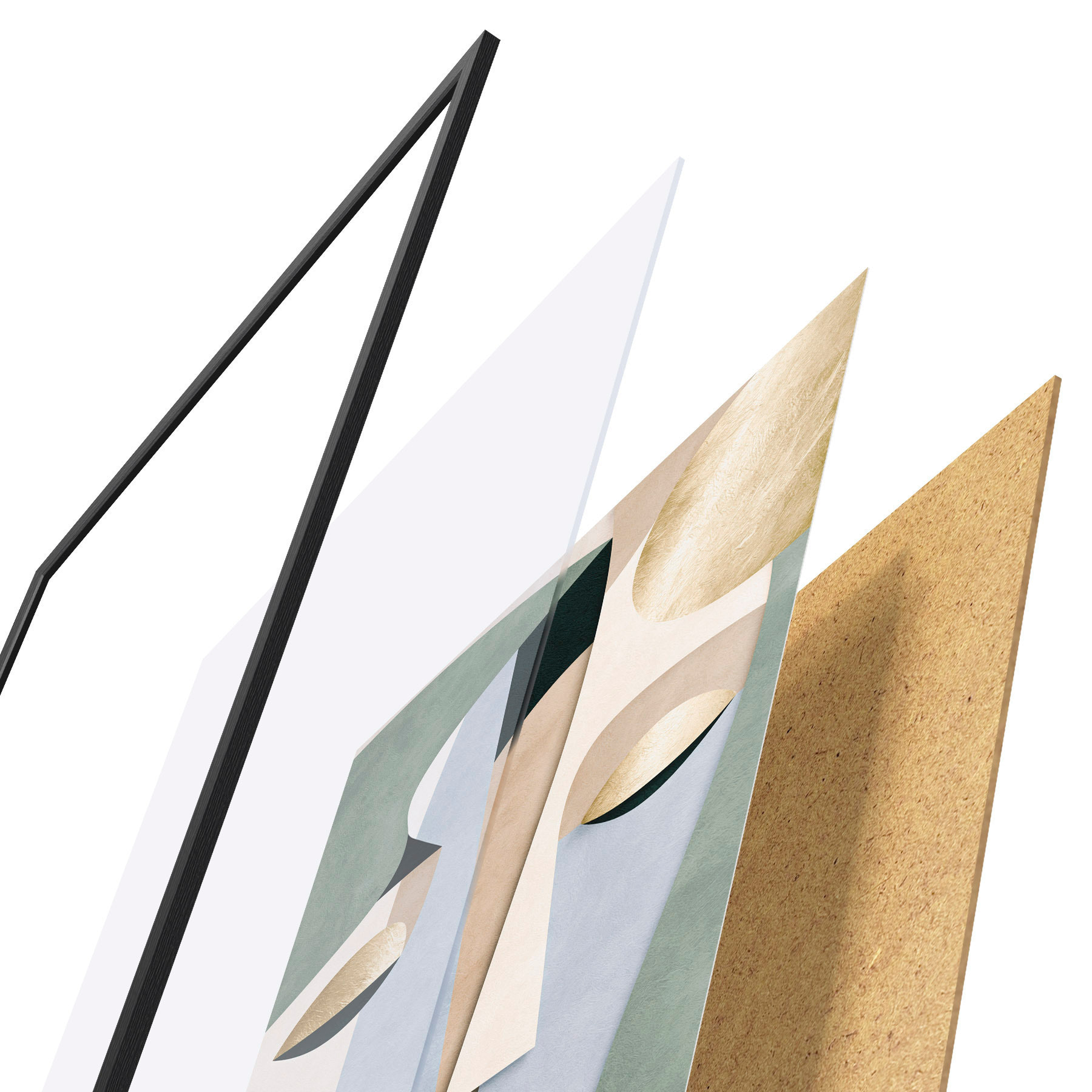 Plakatas Abstrakčios geometrinės plokštumos f51178