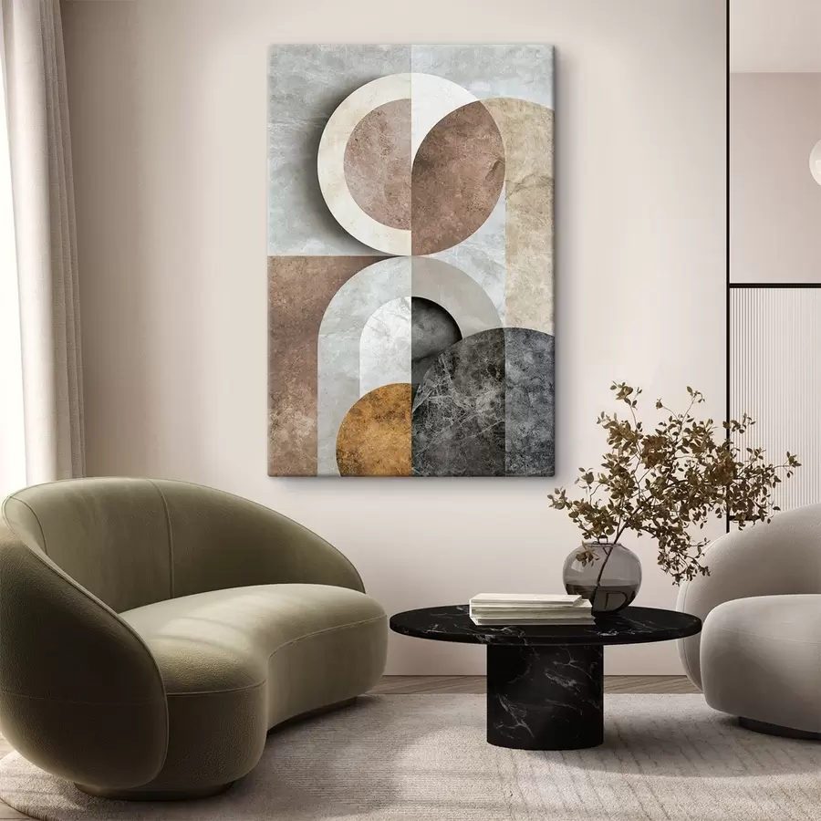 Fototapetai Geometrinė kompozicija su apskritimais s51281