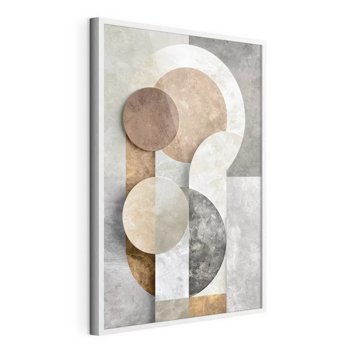 Plakatas Geometrinė abstrakcija su apskritimais f51185