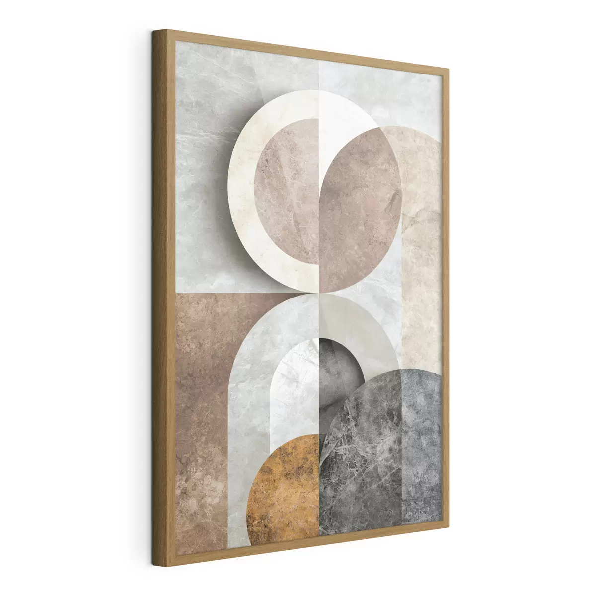 Plakatas Geometrinė kompozicija su apskritimais f51281
