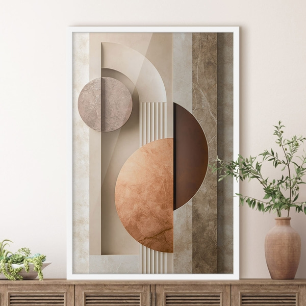Plakatas Šiuolaikinė abstrakčioji geometrija, Plakatai unikalūs, f51282wh : Uwalls