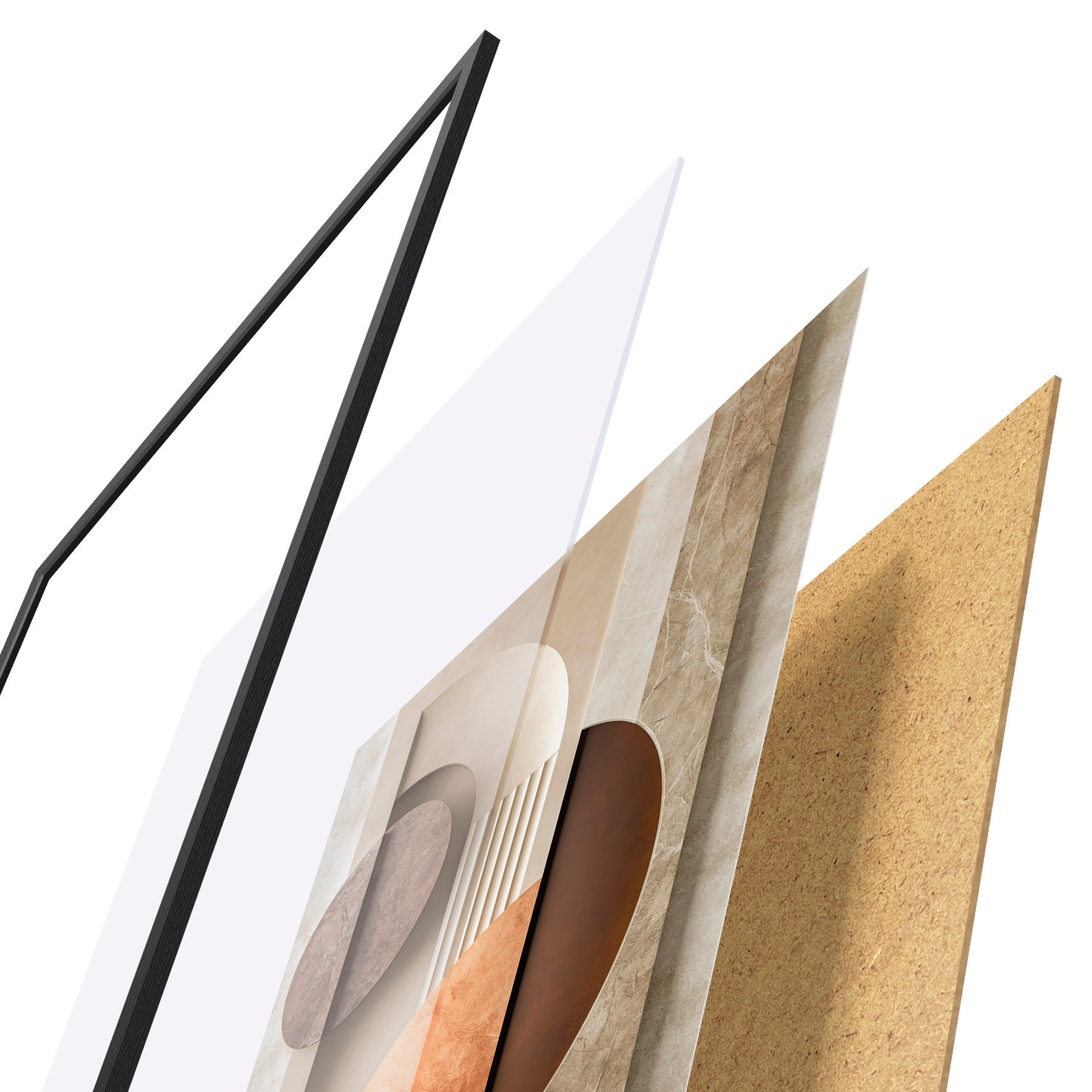 Plakatas Šiuolaikinė abstrakčioji geometrija f51282