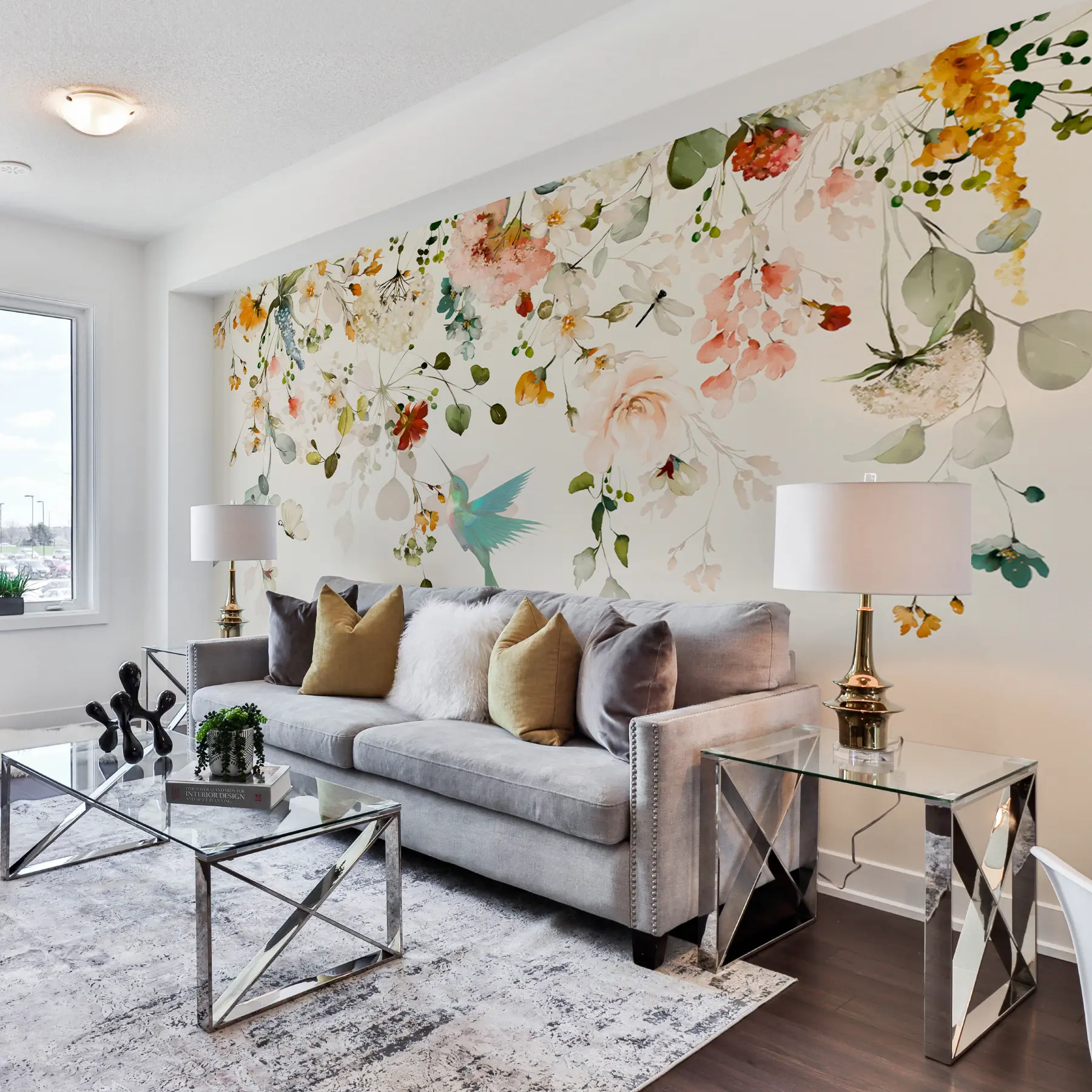 Paveikslėlis Gėlės ir kolibriai u59610