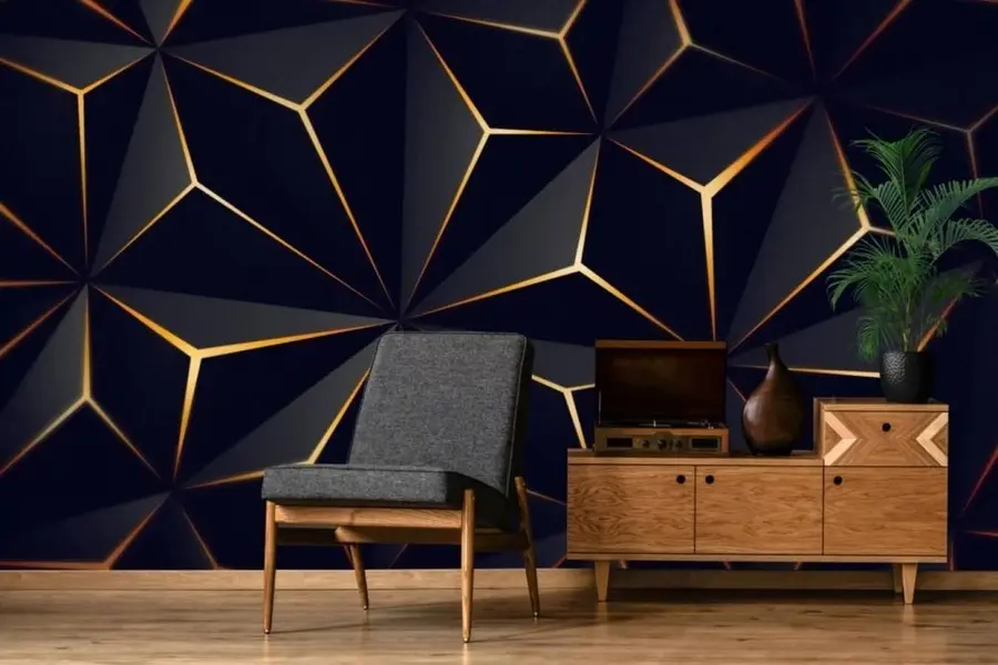 Fototapetai Juodas trikampis u72104