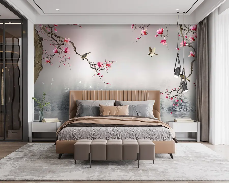 Fototapetai Gėlės, vanduo e skystis u37233