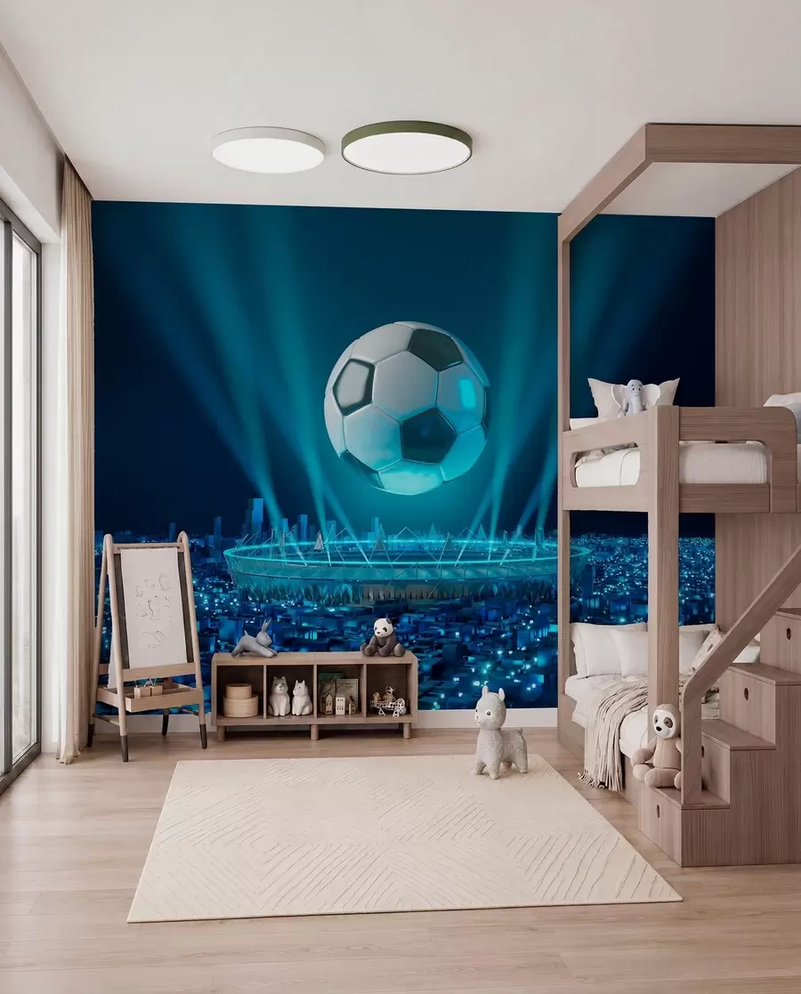 Fototapetai Stadionas mėlynose šviesose u72793