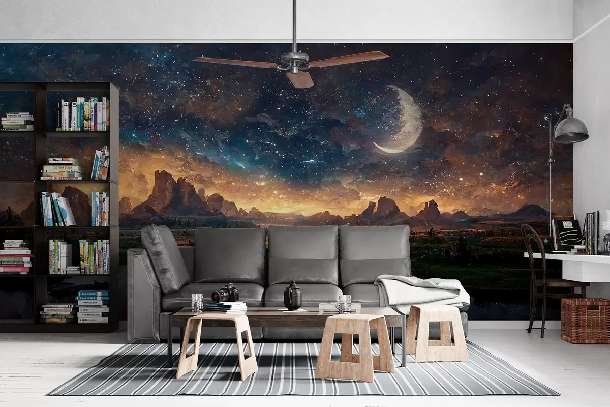 Fototapetai Magiška naktis kitame pasaulyje u79812
