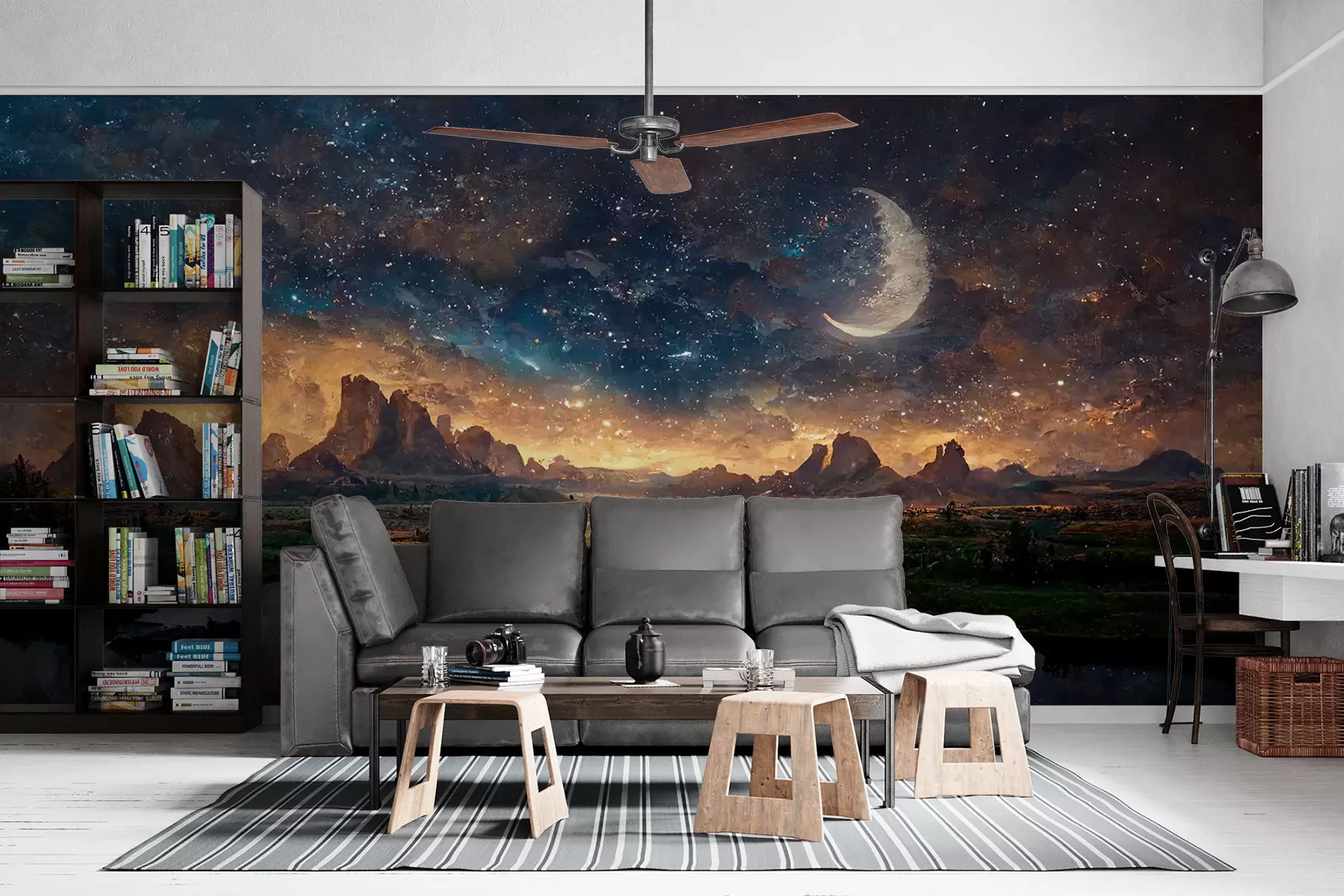 Fototapetai Magiška naktis kitame pasaulyje u79812