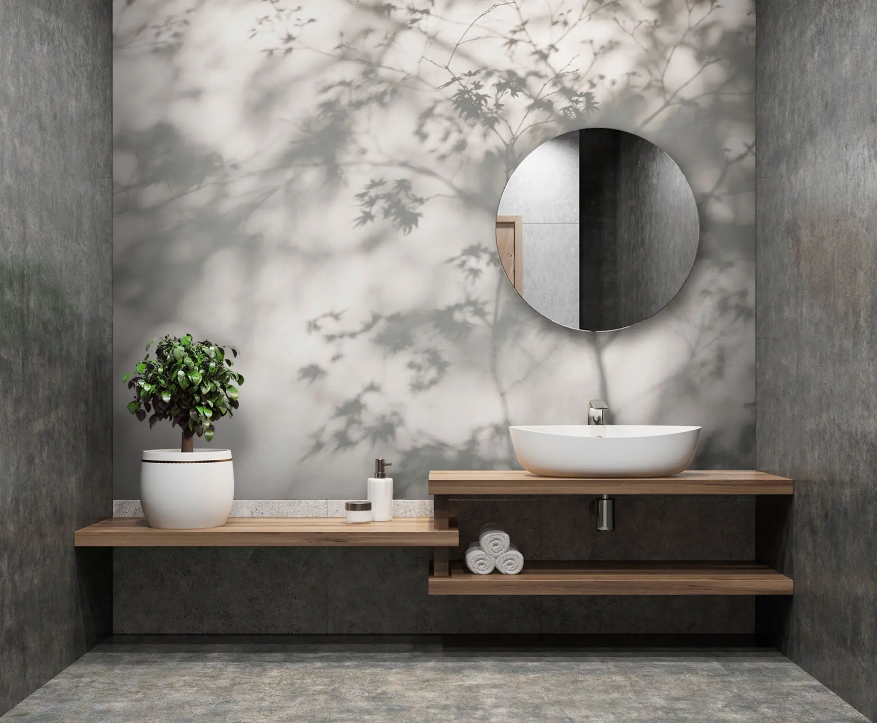 Fototapetai Šešėlis ant sienos u79829