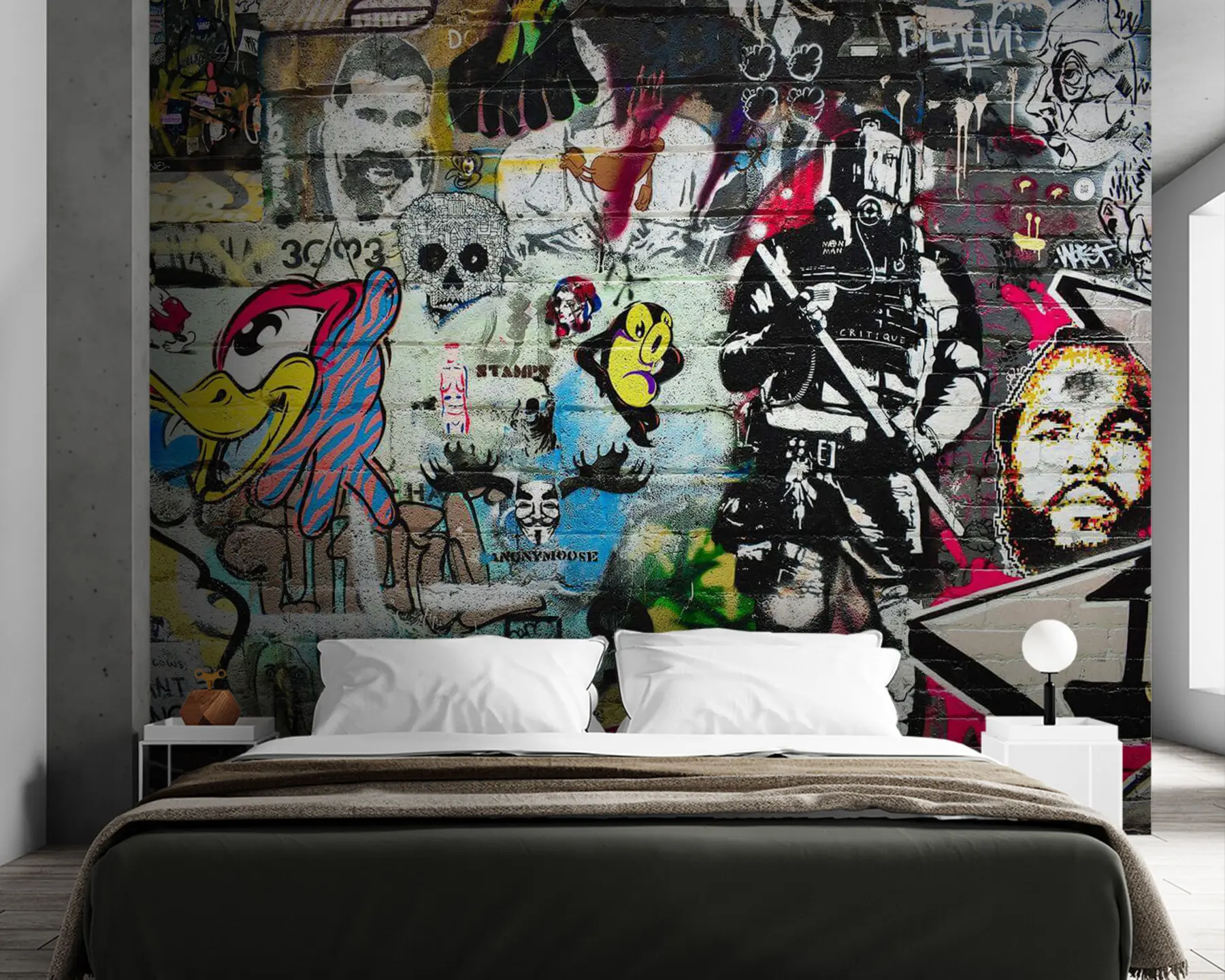 Fototapetai Graffiti, menas ir šriftas u12434