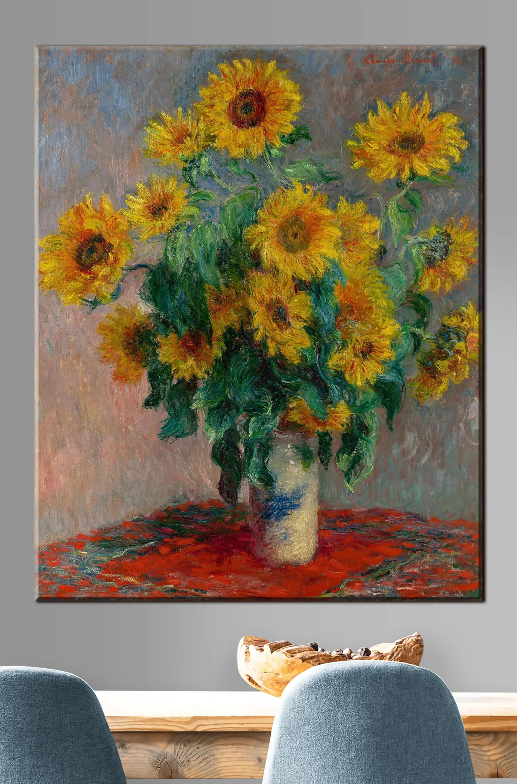 Paveikslėlis Saulėgrąžos. Vincentas Van Gogas s12312