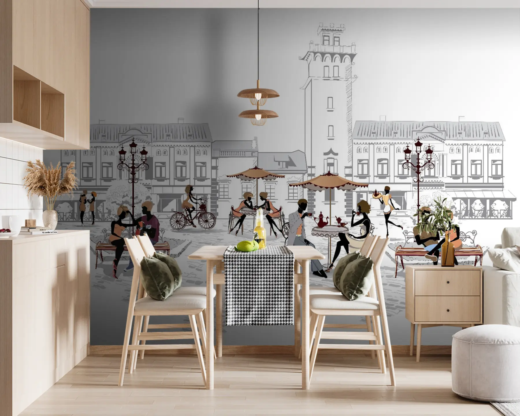 Fototapetai Miesto dizainas, šriftas ir menas u56109