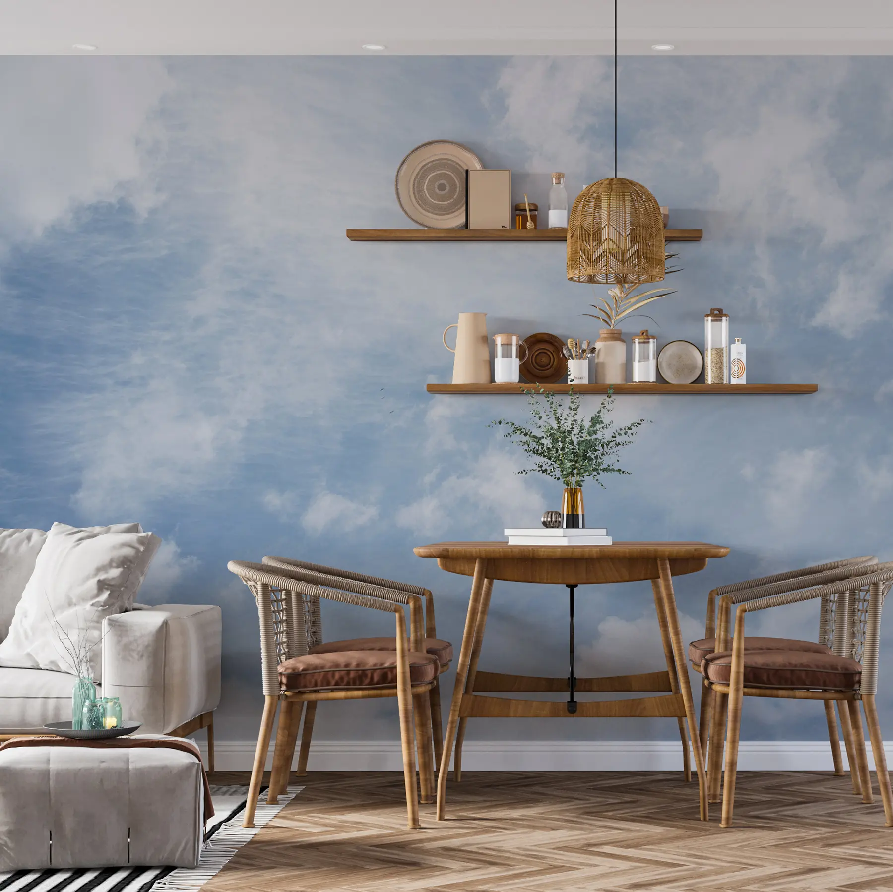 Fototapetai Debesys, mėlynas dangus u21064