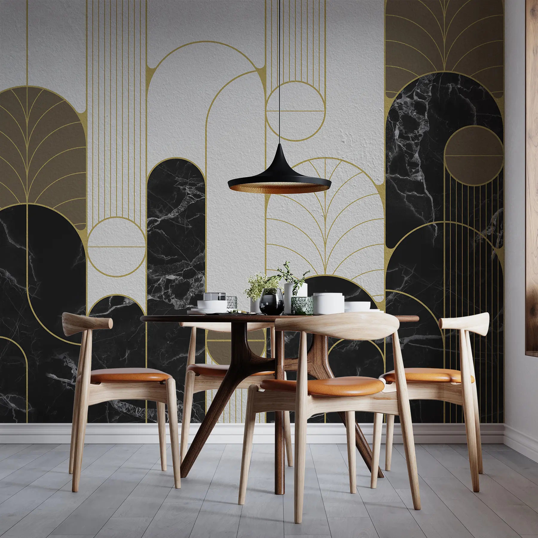 Fototapetai Art Deco stiliaus arkos u73101