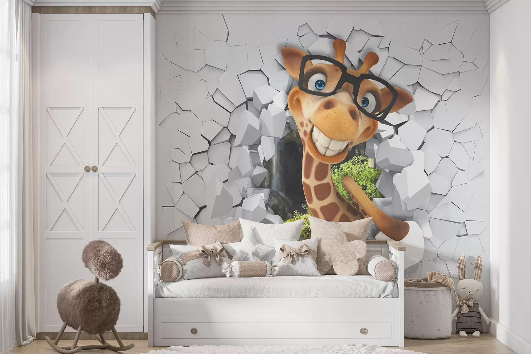 Fototapetai 3D žirafos u93624