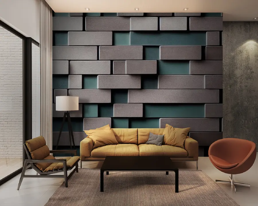 Fototapetai Nuosavybė, stačiakampis ir žydra spalva u93411