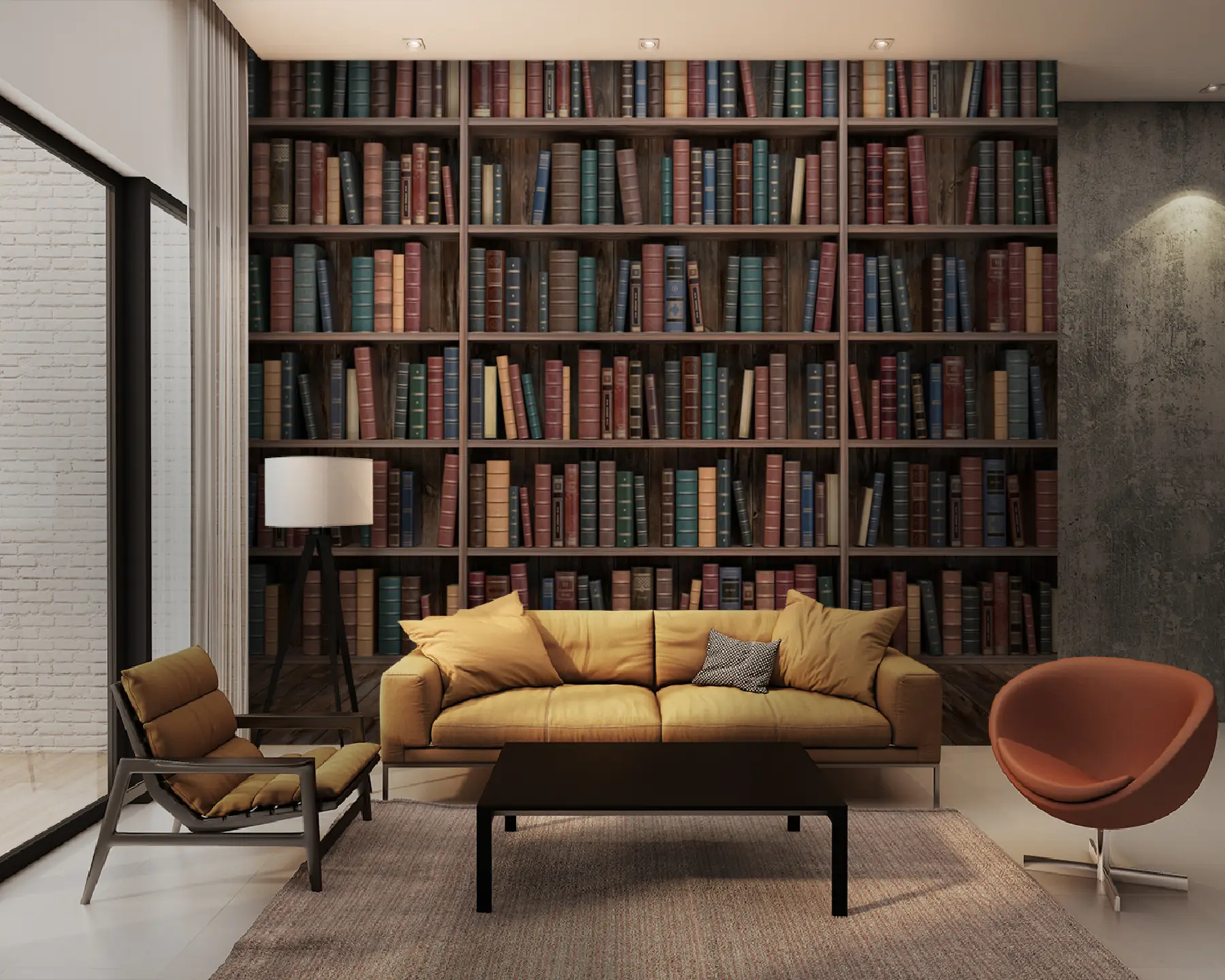 Fototapetai Įspūdinga biblioteka u93501