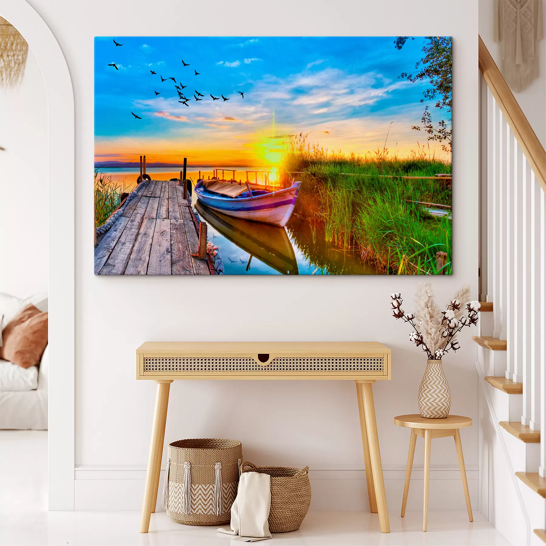 Fototapetai Debesys, vanduo ir dangus s17989