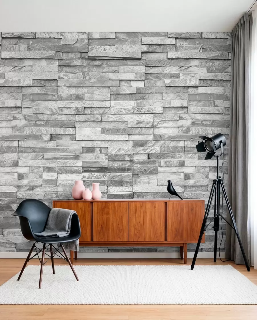 Fototapetai Plytų pilka u74255