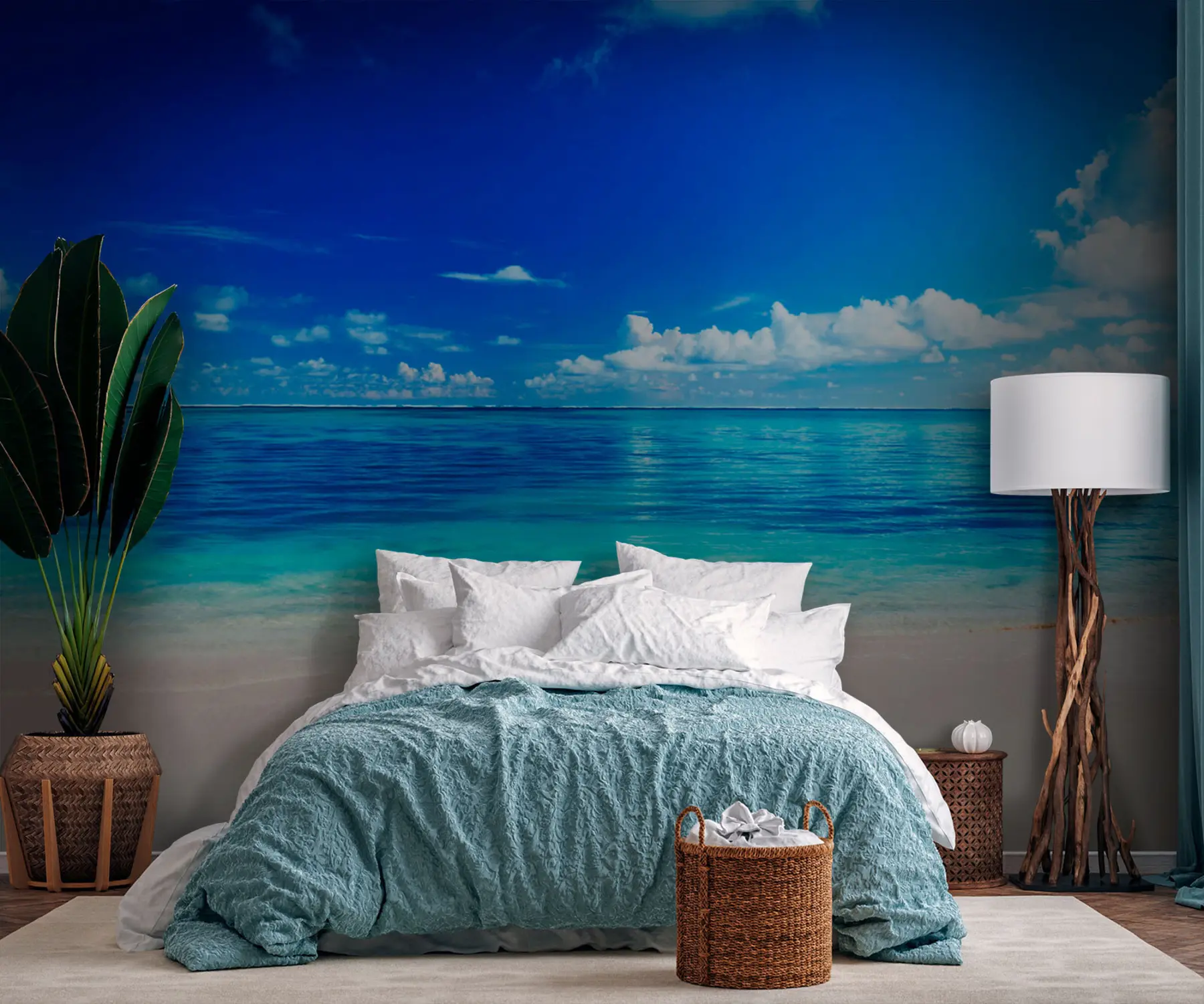 Fototapetai Smėlio paplūdimys ir jūra u74335