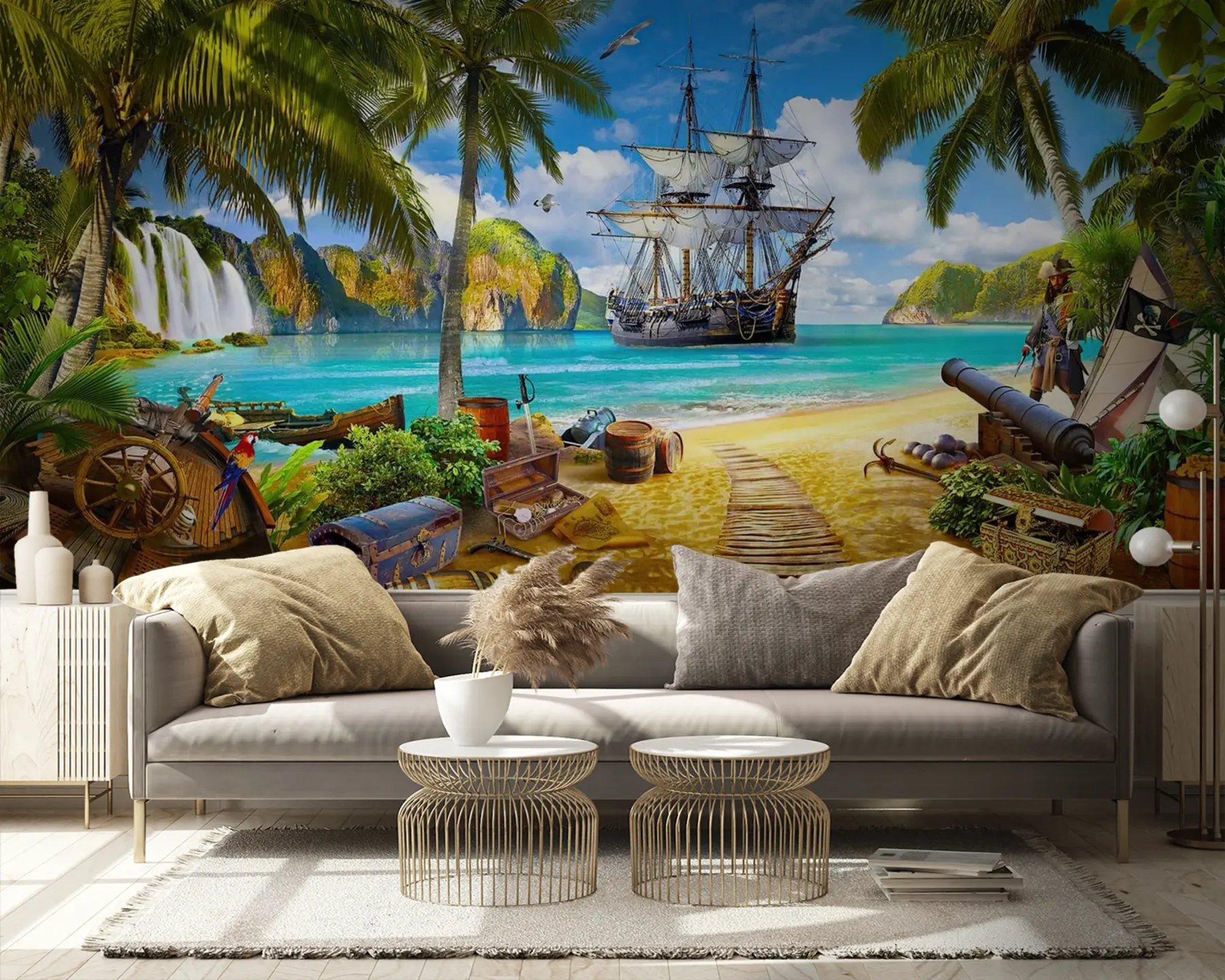 Fototapetai Vanduo, debesys ir dangus u59784v3