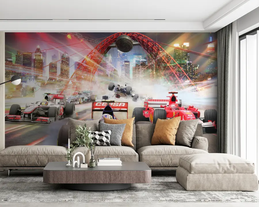 Fototapetai Ratai, padangos ir automobilis u64439