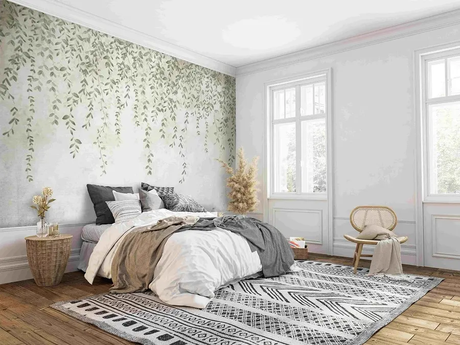 Fototapetai Vynmedžiai su lapais u71244