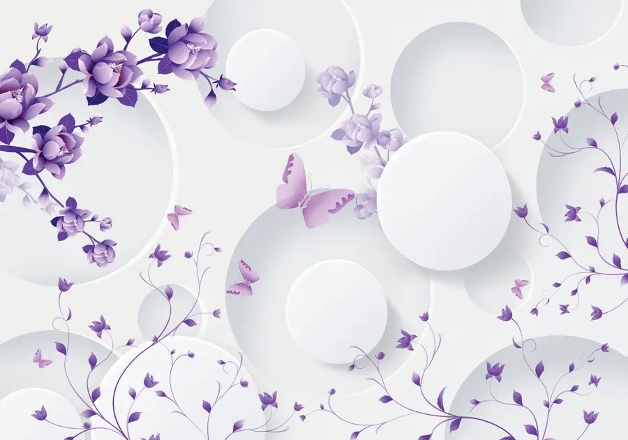 Fototapetai Drugeliai alyviniuose ratuose u74482