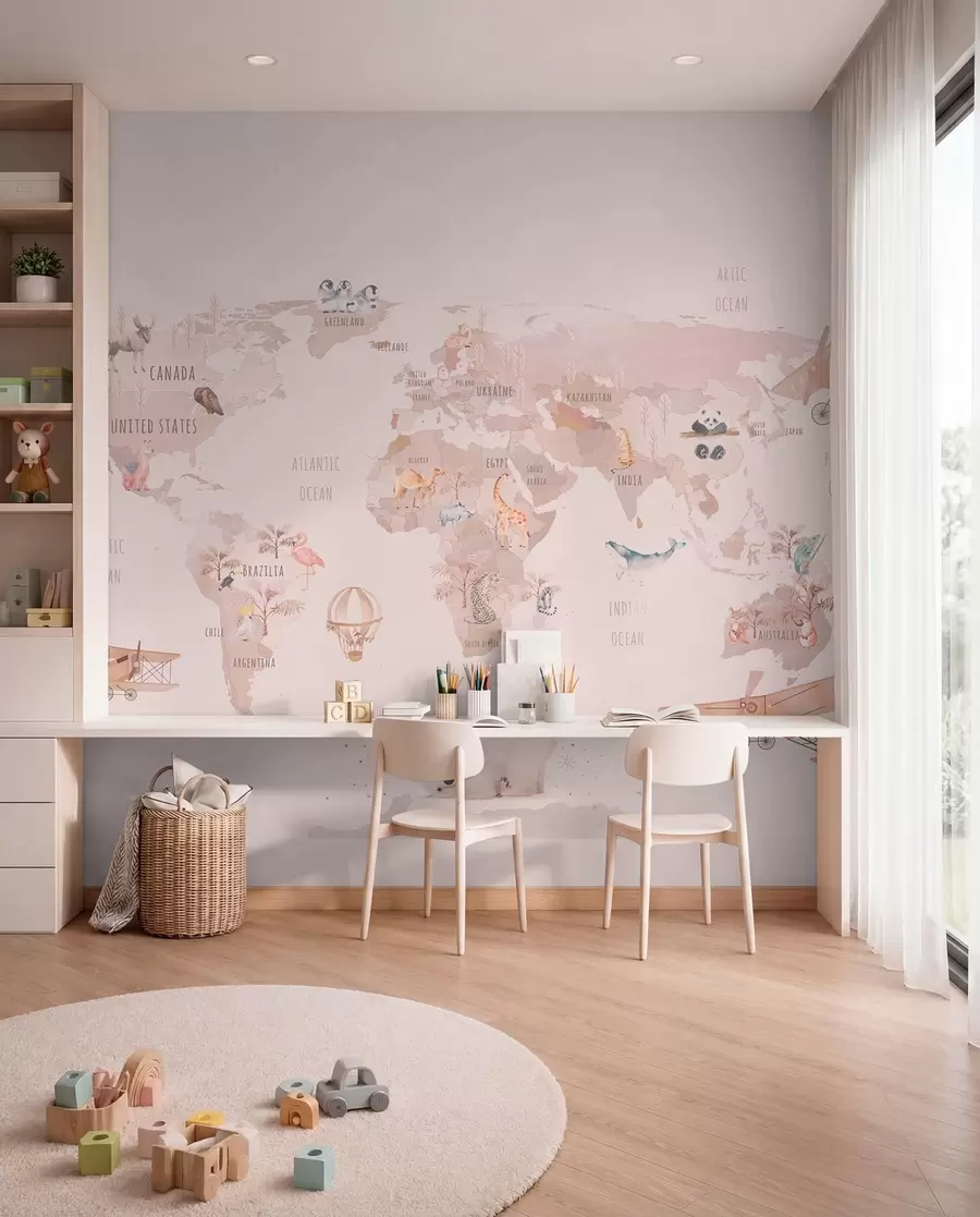 Fototapetai Mažojo lakūno žemėlapis u93908