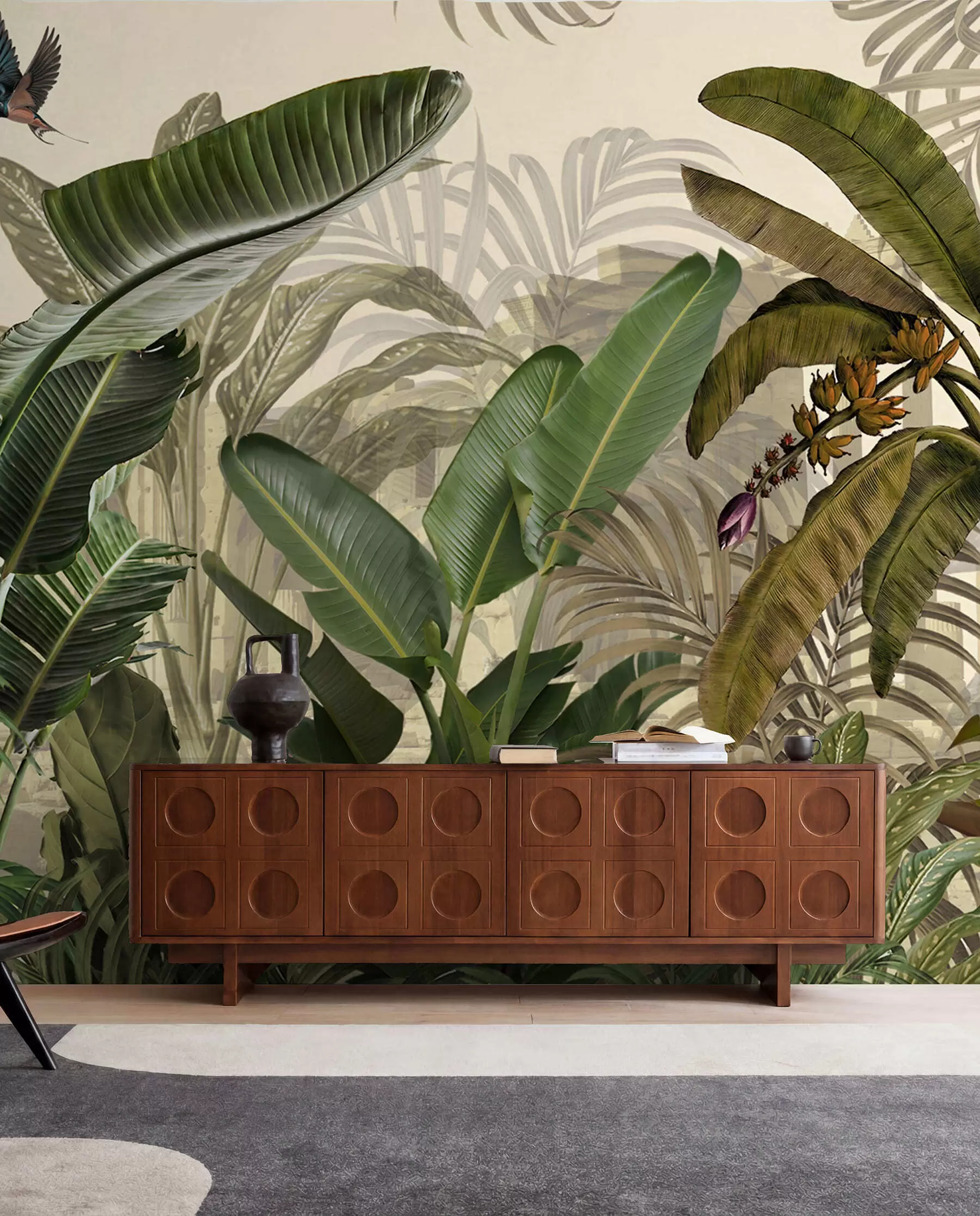 Fototapetai Atogrąžų džiunglės ir lapai u74748