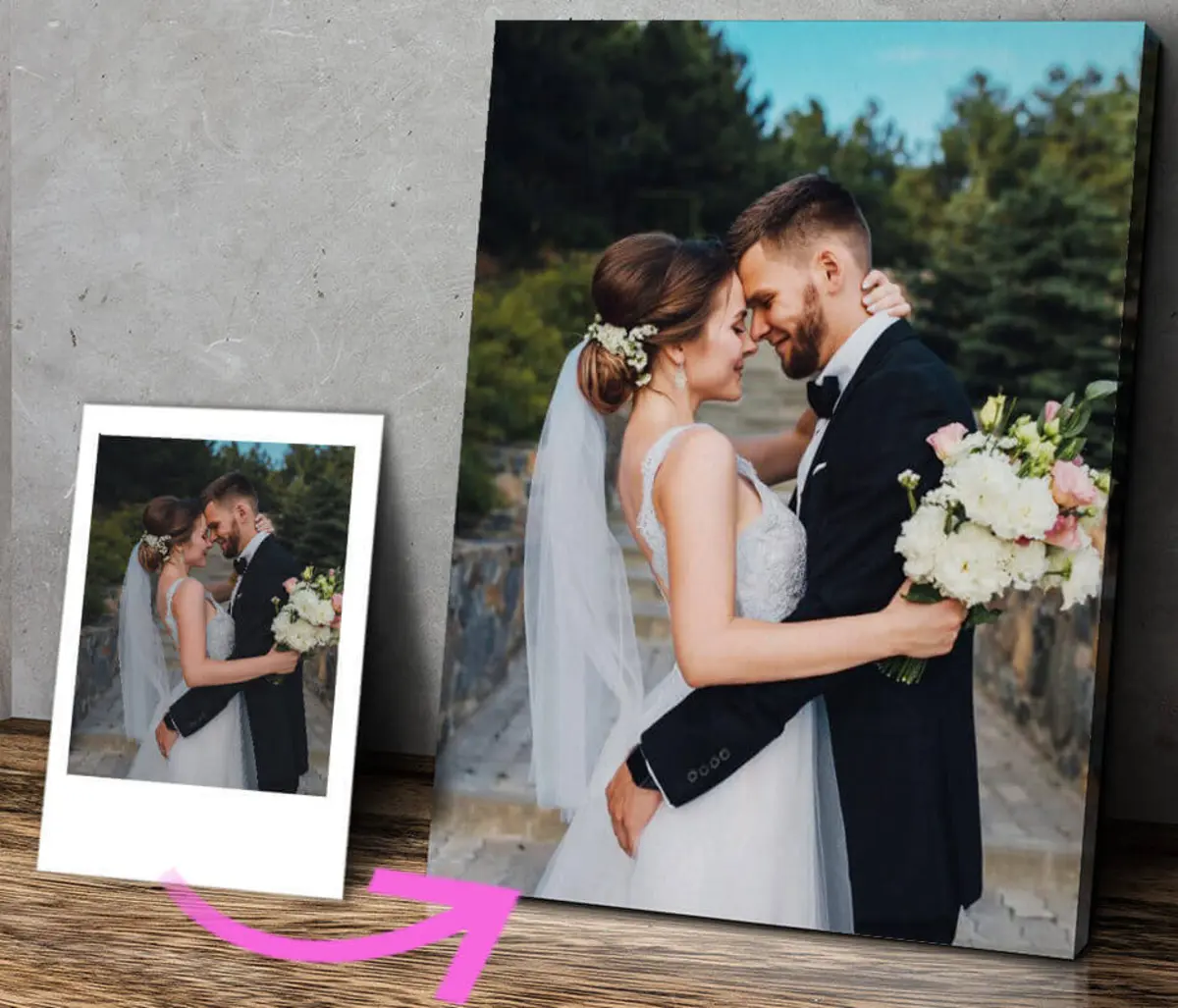 Paveikslėlis Gėlė, vestuvinė suknelė ir augalas s31872