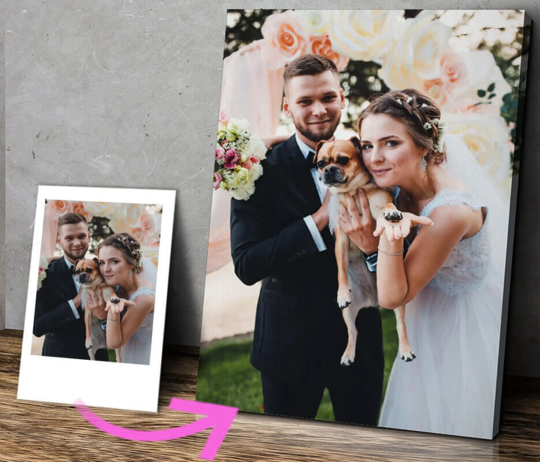 Paveikslėlis Šypsena, vestuvinė suknelė ir nuotrauka s31873