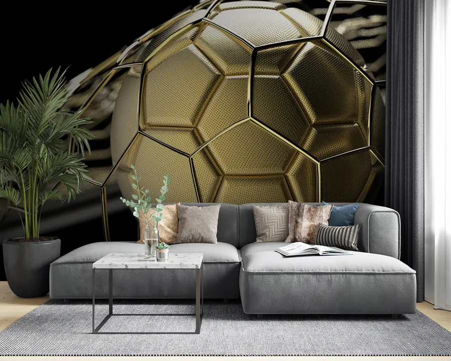 Fototapetai Futbolas tinklelyje u94060